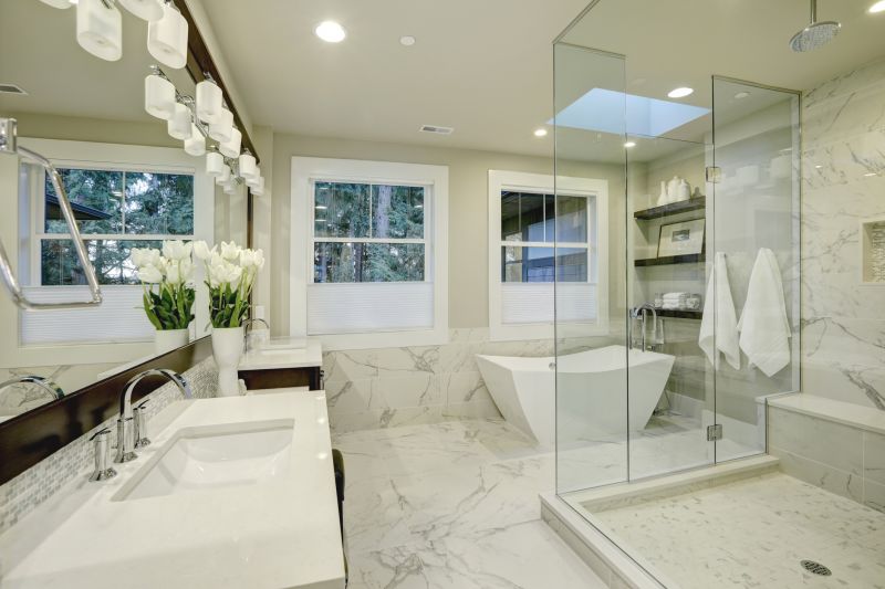 Stylish Bathroom with Custom Tile